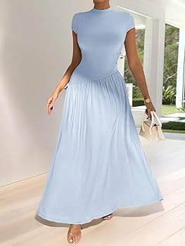 ワンピース PLAIN FW25 LONG SLEEVES MAXI DRESS (3495G4331 NOTTEAC) 2025 Plain Maxi Long Dress for Women Elegant Solid Color